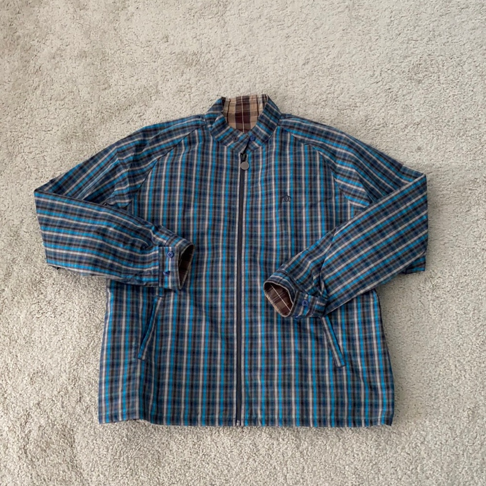 Original Penguin plaid reversible jacket